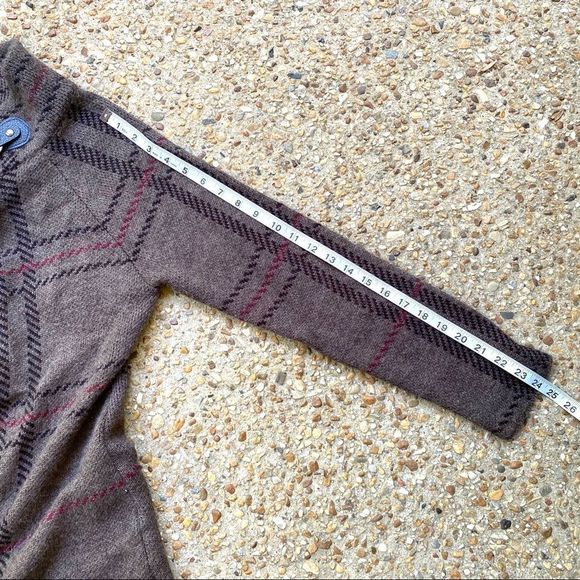 Charlie B Wool Blend Open Front Sweater Jacket Made in Italy Size S - Picture 5 of 10